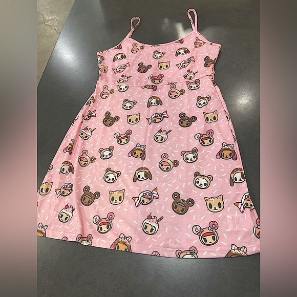 Tokidoki spaghetti strap skater skate dress kawaii anime cosplay sweets treats - Picture 1 of 7